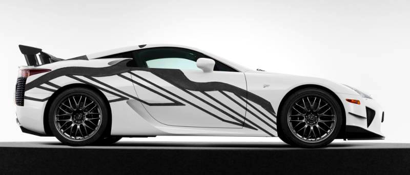 LEXUS UNVEILS STRIKING LFA ART CAR
