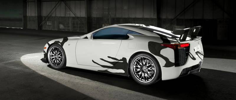 LEXUS UNVEILS STRIKING LFA ART CAR