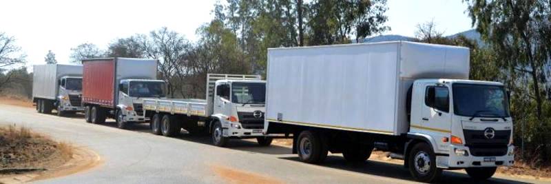 The Hino 500 Wide Cab range