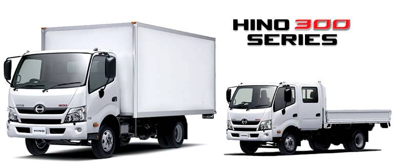 The Hino 500 Wide Cab range