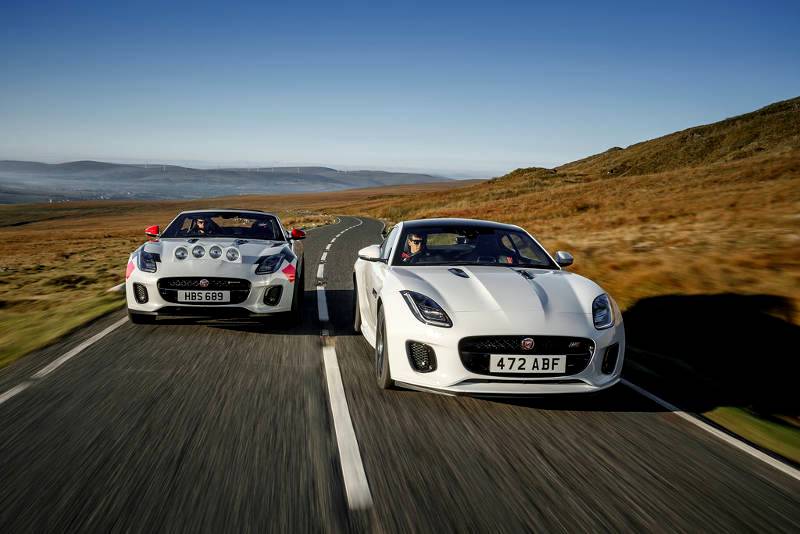 Jaguar creates two F-TYPE Convertible rally cars