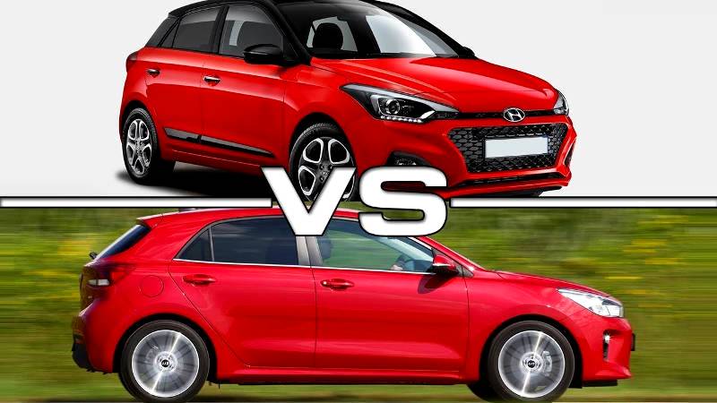 Kia Rio versus Hyundai i20