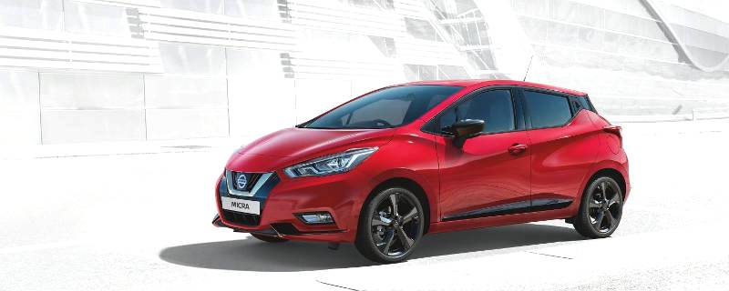 The new  Nissan Micra Acenta PlusTech.
