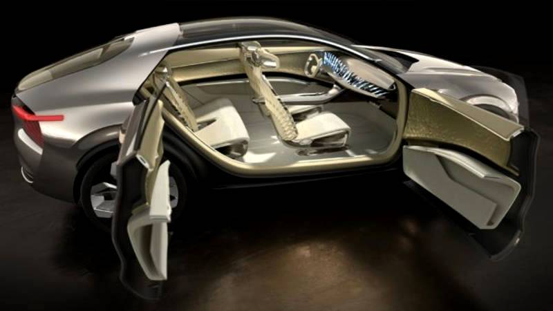 New all-electric concept car,