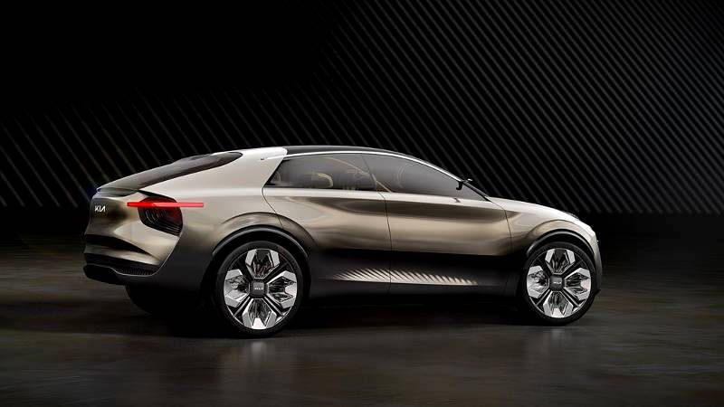 New all-electric concept car,