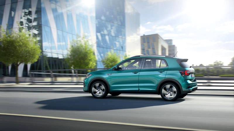 The T-Cross will join the Tiguan and Touareg