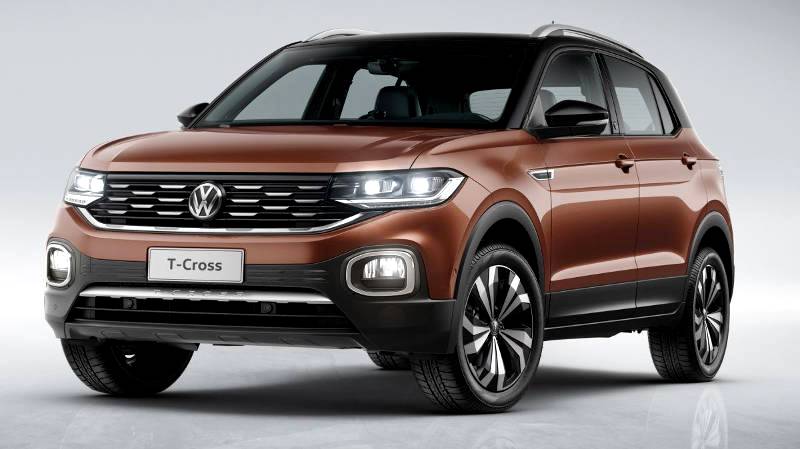 The T-Cross will join the Tiguan and Touareg