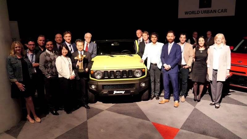 Jimny takes World Urban Car of the Year Award