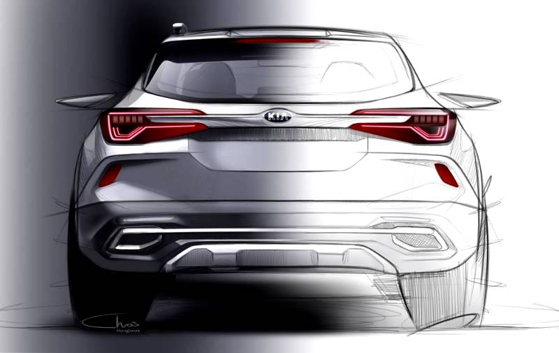 KIA reveals first image of new small SUV