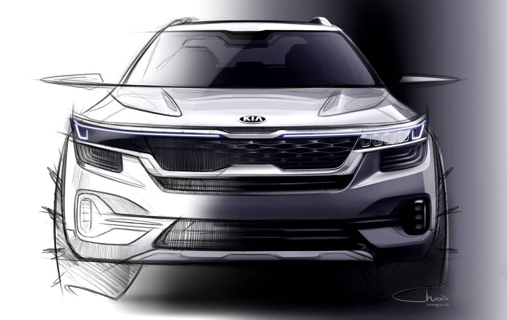 KIA reveals first image of new small SUV