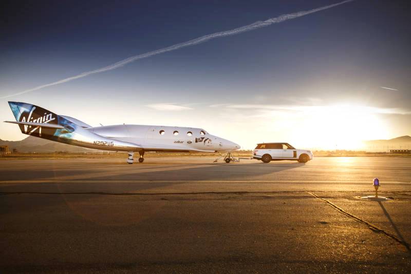 Range Rover celebrate partnership with Virgin Galactic