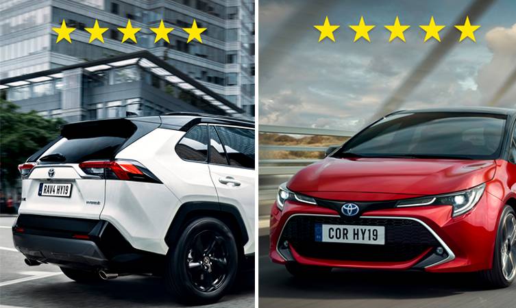 TOP RATINGS FOR TOYTESTINGOTA AS NEW COROLLA AND RAV4 EXCEL IN EURO NCAP SAFETY