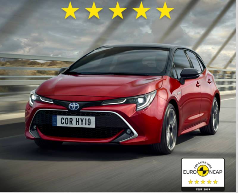The new Toyota Corolla and RAV4 have both secured a top five-star rating in Euro NCAP’'s