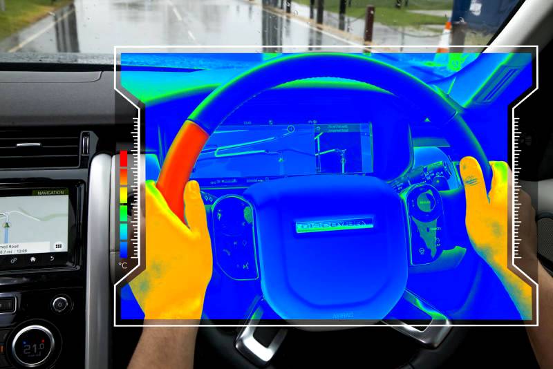 Sensory steering wheel keeps your eyes on the road