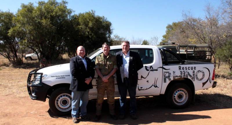 White Toyota double-cab Hilux