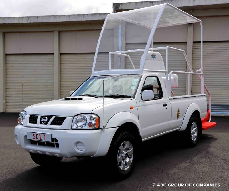 Nissan creates NP300 ‘Popemobile’