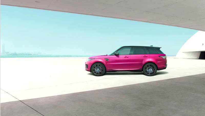 The Range Rover’s roof