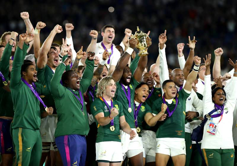 Springboks homecoming: Land Rover leads the tour