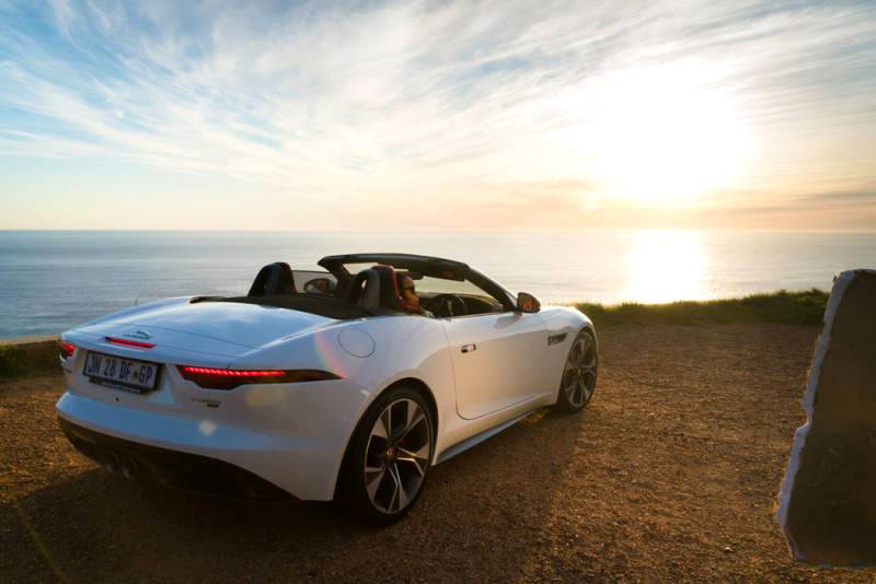 Carol Bouwer and the Jaguar F-TYPE - a fearless pairing