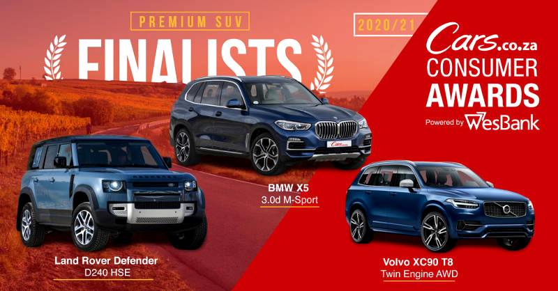 The finalists: 2020/21 Cars.co.za Consumer Awards, powered by WesBank