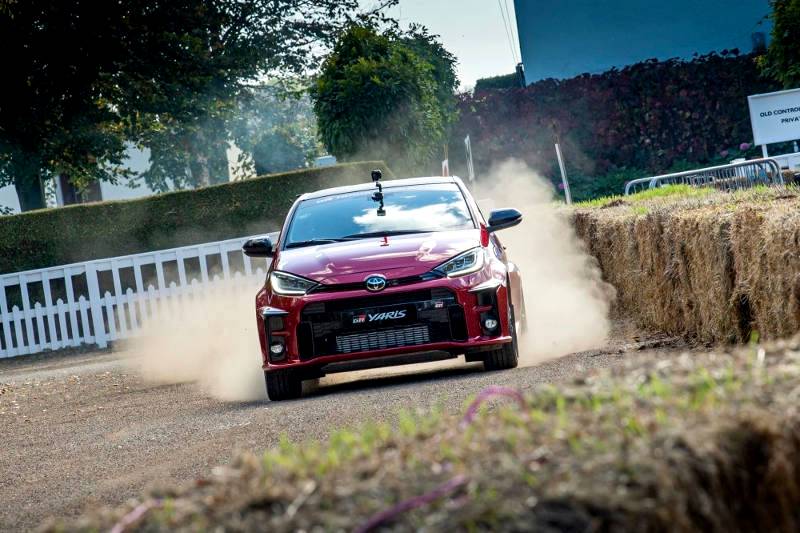 TOYOTA GR YARIS MAKES ITS DYNAMIC DEBUT AT GOODWOOD SPEEDWEEK