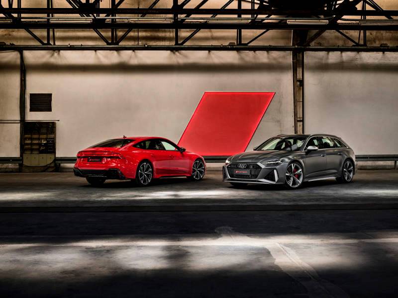 The new RS 6 Avant and RS 7 Sportback