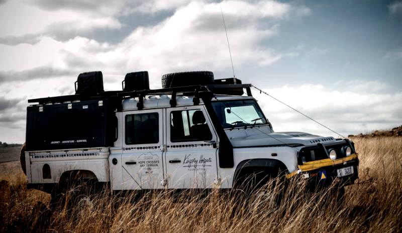 Kingsley and Ross Holgate commemorate World Land Rover