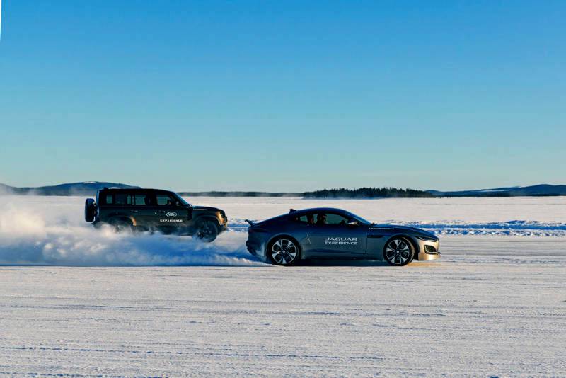 Ultimate arctic adventures on ice with Jaguar and Land Rover