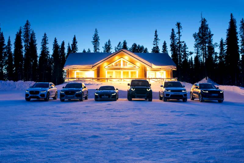 Ultimate arctic adventures on ice with Jaguar and Land Rover