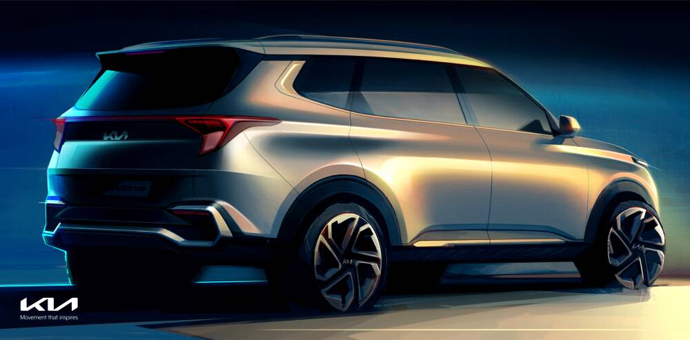 Kia reveals official sketches of Carens