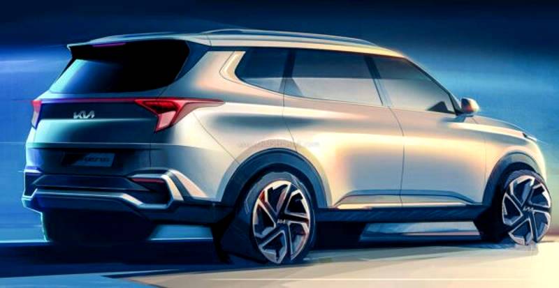 Kia reveals official sketches of Carens