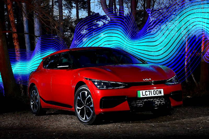 Kia EV6 at the 2022 Autocar Awards