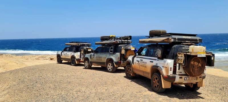 Kingsley Holgate Defender Transcontinental Expedition reaches the halfway point