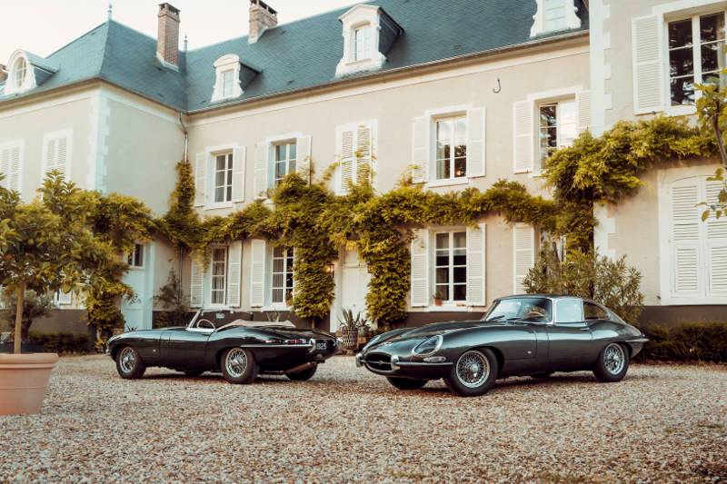 Jaguar Classic E-type collection drive honours memorable Geneva trip from 1961