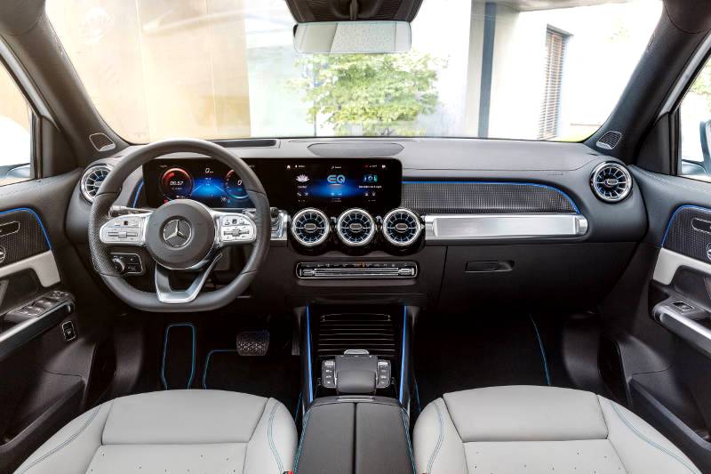 The EQB: all-electric family SUV with up to seven seats