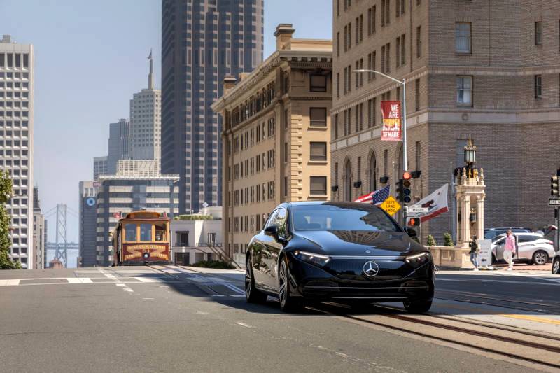 The EQS: The first all-electric Mercedes-Benz luxury saloon