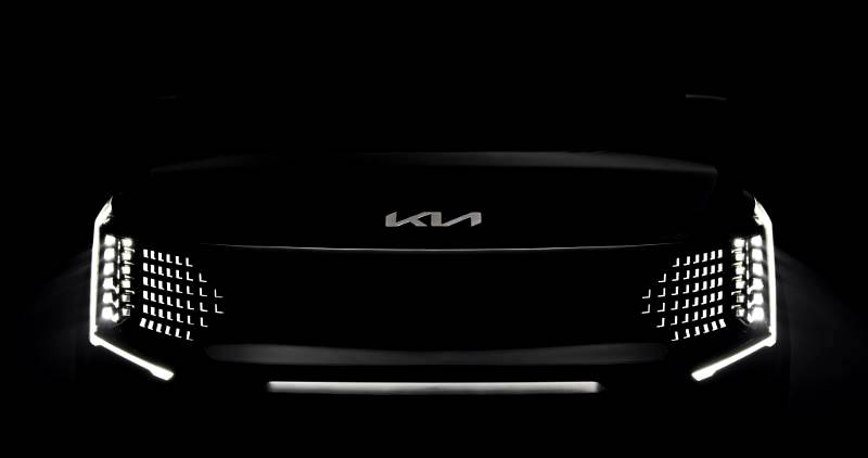 Kia EV9 SUV exterior teased in video clips