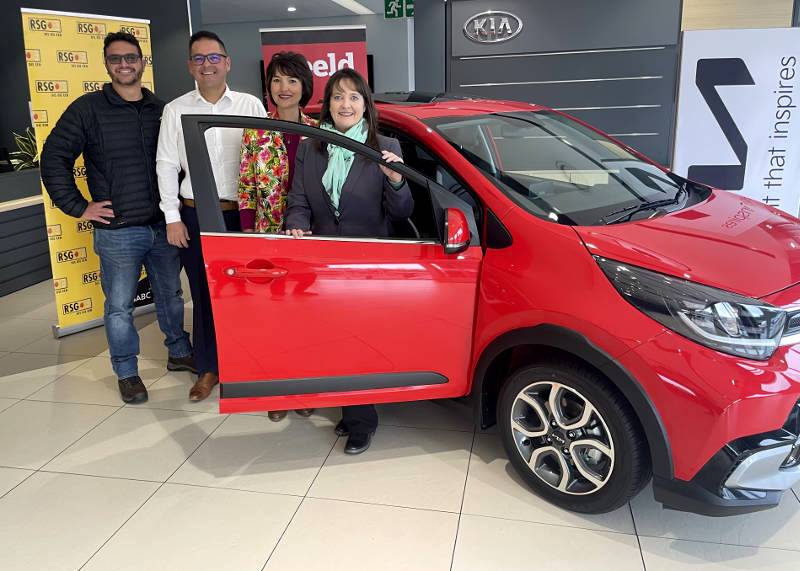 Kia donates a Picanto as grand prize in the Beeld Children’s Fund annual fundraising raffle