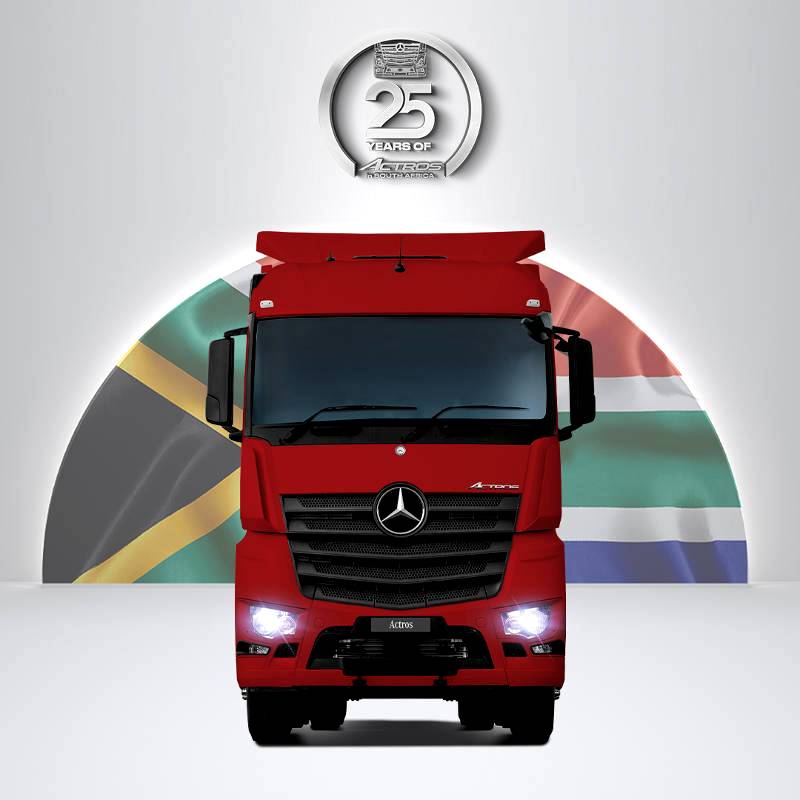 Mercedes-Benz Actros celebrates 25 years as a pioneering leader in South Africa
