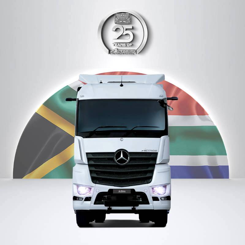 Mercedes-Benz Actros celebrates 25 years as a pioneering leader in South Africa
