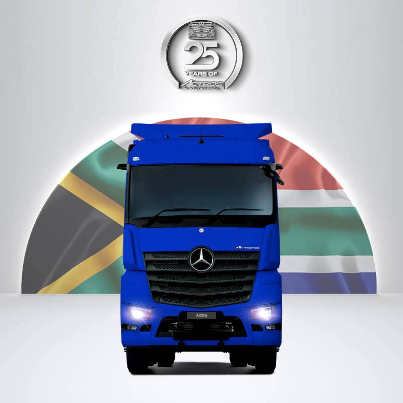 Mercedes-Benz Actros celebrates 25 years as a pioneering leader in South Africa