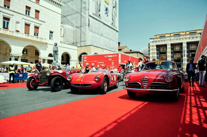 Stellantis Heritage Department and Alfa Romeo feature at the 2023 “1000 Miglia“