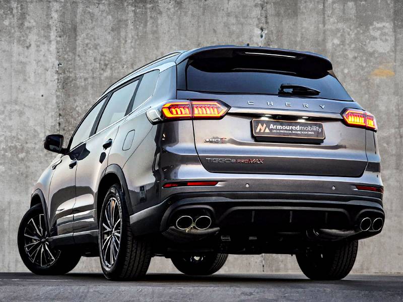 Armoured Mobility Unveils the first Armoured Chery