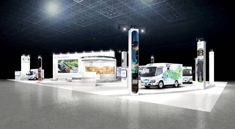 HINO PUT THE ACCENT ON NEW ENERGY VEHICLES AT TOKYO MOBILITY SHOW 2023