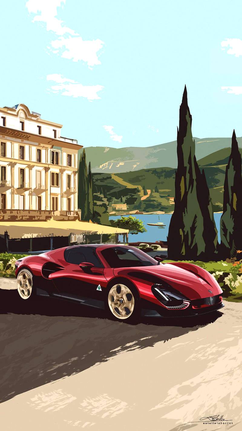 New Alfa Romeo 33 Stradale at “Concorso di Eleganza di Villa d'Este”