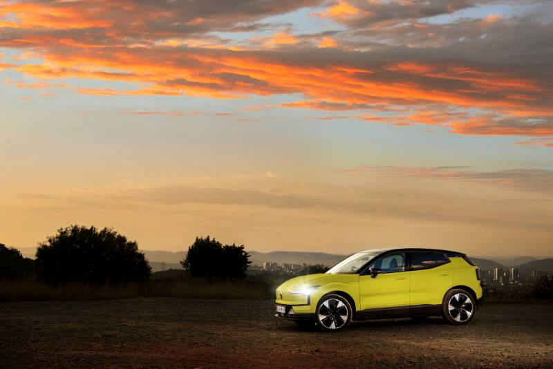 New Volvo EX30: first ‘Moss Yellow’ models touch down in SA
