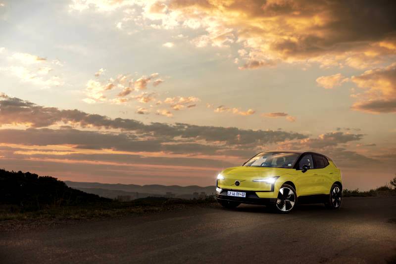 New Volvo EX30: first ‘Moss Yellow’ models touch down in SA