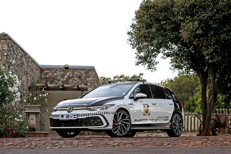 SVI AK47 GOLF 8 GTI UNVEILED AS ARMOURED RAPID-RESPONSE HOT HATCH