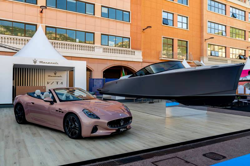 Maserati debuts at Monaco Yacht Show 2024