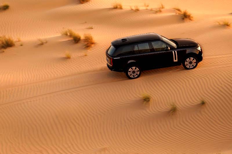 Anticipated to be the most capable electric luxury SUV: Range Rover Electric prototypes in rigorous hot-weather testing